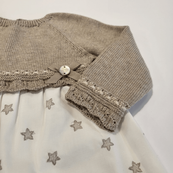 Vestido cuerpo punto tela Merlín de Paz Rodríguez invierno 2024