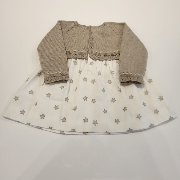 Vestido cuerpo punto tela Merlín de Paz Rodríguez invierno 2024