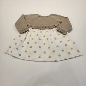 Vestido cuerpo punto tela Merlín de Paz Rodríguez invierno 2024