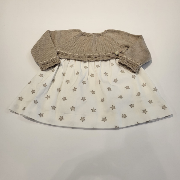 Vestido cuerpo punto tela Merlín de Paz Rodríguez invierno 2024