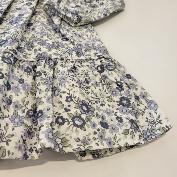 Vestido enterizo florecitas cielo de Juliana invierno - Imagen 3