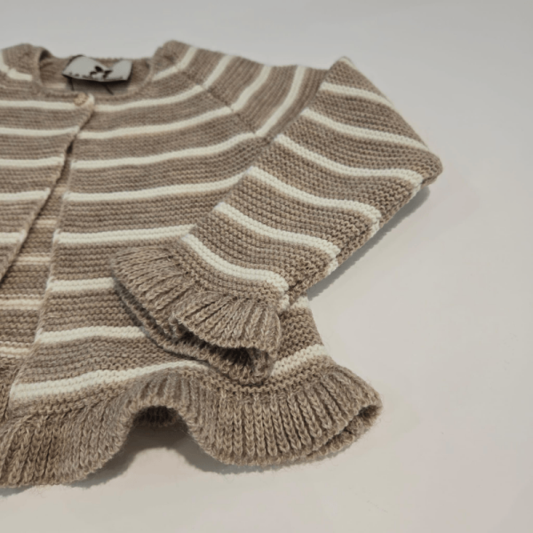 Chaqueta larga punto Niña colección yogui de La Martinica