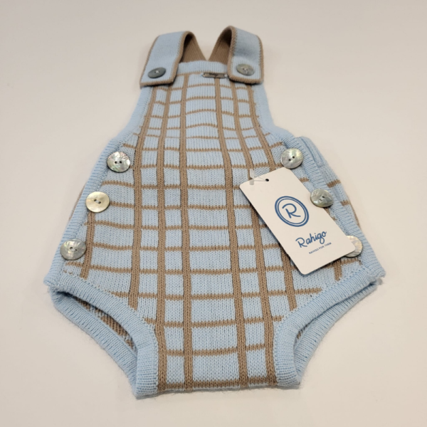 Conjunto niño dos piezas punto a cuadros Rahigo