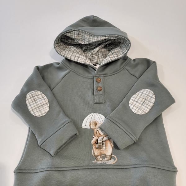 Conjunto pantalón corto niño felpa de La Martinica