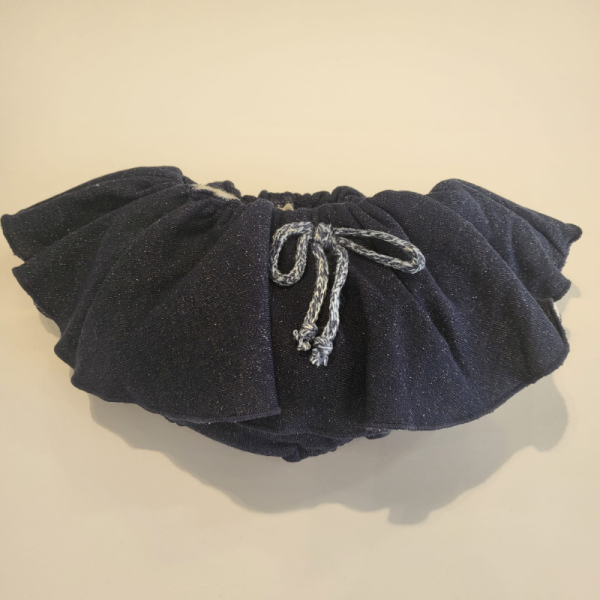 Conjunto sudadera braguita felpa lurex azul de La Martinica