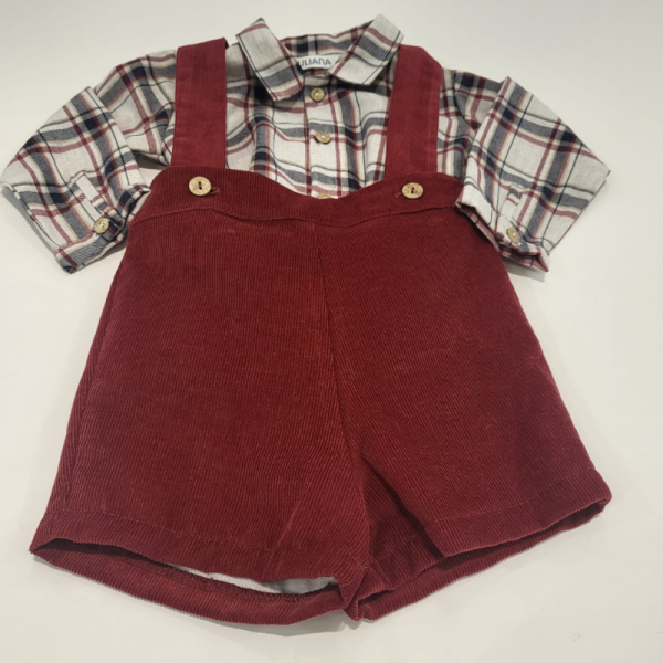 Conjunto tres piezas color guinda Juliana invierno - Imagen 4
