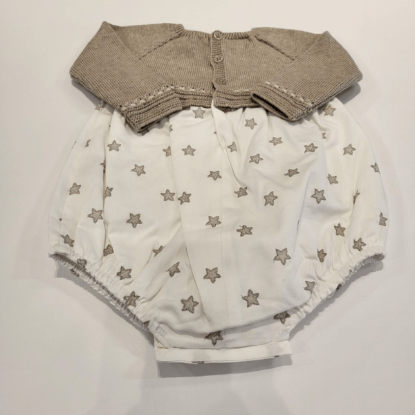 Pelele Merlín cuerpo de punto Camel Paz Rodríguez invierno 2024