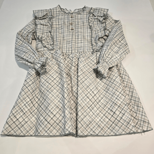 Vestido a cuadros Familia Yogui La Martinica invierno 2024