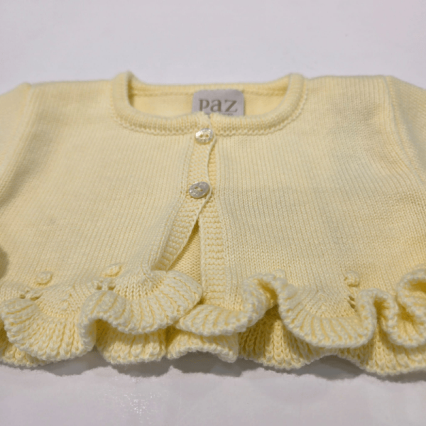 Chaqueta modelo bico de Paz Rodríguez Amarillo verano