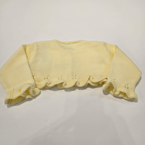 Chaqueta modelo bico de Paz Rodríguez Amarillo verano