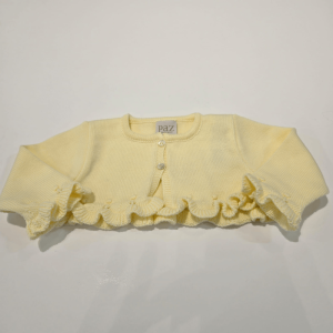 Chaqueta modelo bico de Paz Rodríguez Amarillo verano
