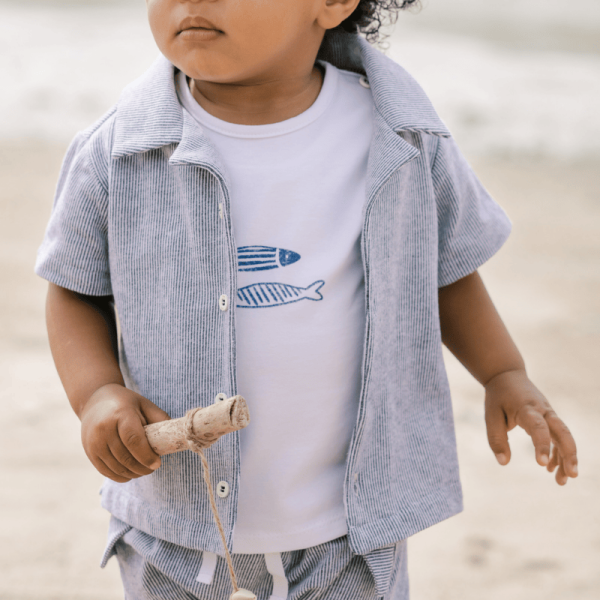 Conjunto niño camisa camiseta y pantalón Pazo de Paz Rodríguez