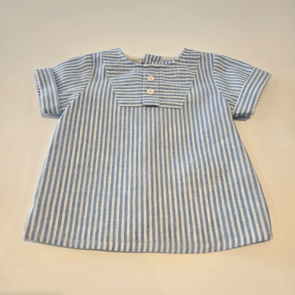 Conjunto niño dos piezas rayas Dornia de Paz Rodríguez verano