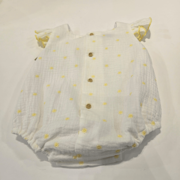 Pelele colección celeste lazo amarillo de Lolittos verano