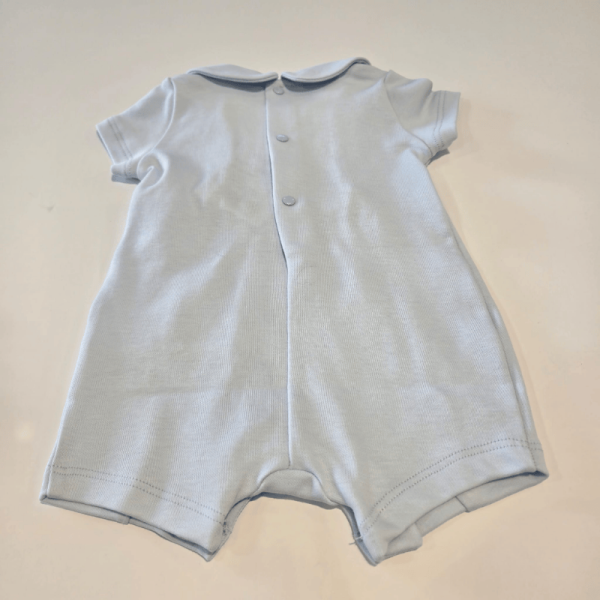 Pelele corto niño cuello nido abeja Paz Rodríguez verano