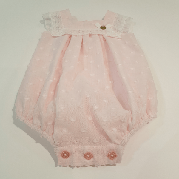 Pelele modelo linda rosa de Paz Rodríguez verano