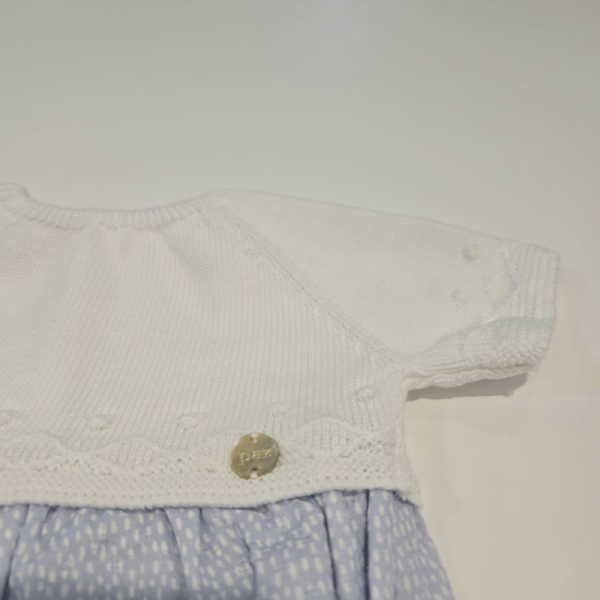Pelele punto y tela modelo vento de Paz Rodríguez verano