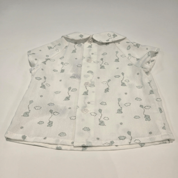Peto corto niño con blusa estampada Eido Paz Rodríguez verano