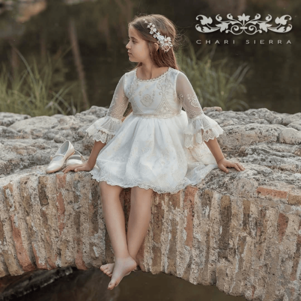 Vestido arras o fiesta colección Edén de Chari Sierra verano