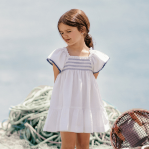 Vestido infantil modelo Rias de Paz Rodríguez verano
