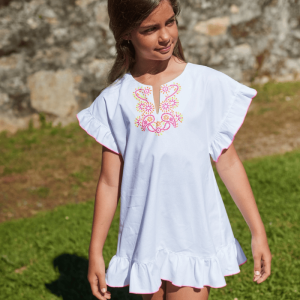 Caftán pechera strass colección los Ángeles La Martinica verano