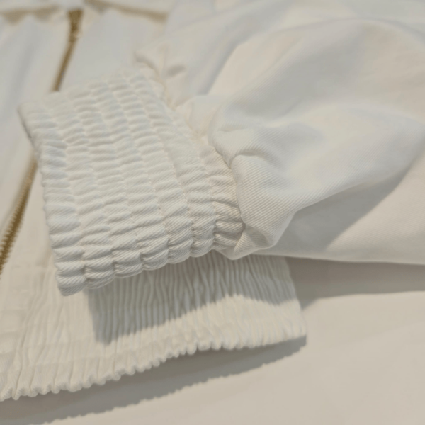 Chaqueta bomber blanco roto Noma Fernández verano
