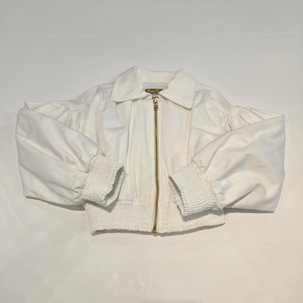 Chaqueta bomber blanco roto Noma Fernández verano