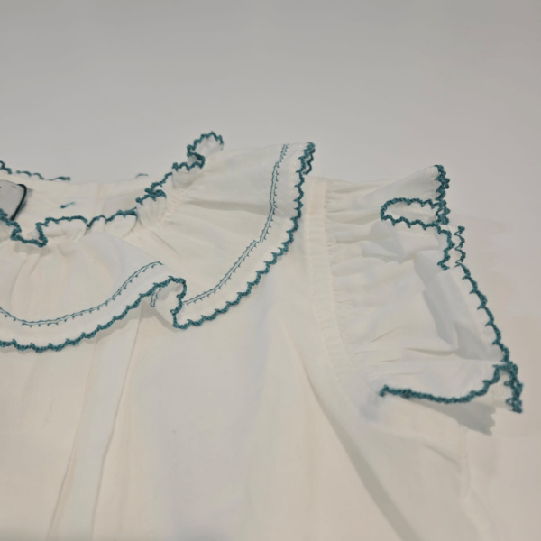 Conjunto blusa braguita volantes Esmeralda La Martinica verano