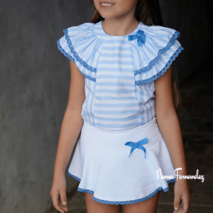 Conjunto blusa y short colección Amelie Noma Fernández verano