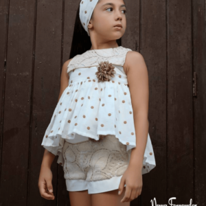 Conjunto blusón mas chort Marsella Noma Fernández verano