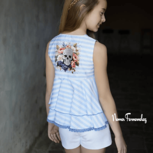 Conjunto blusón mas short Amelie de Noma Fernández verano