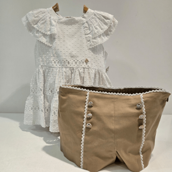 Conjunto blusón mas short colección Versalles Noma Fernández