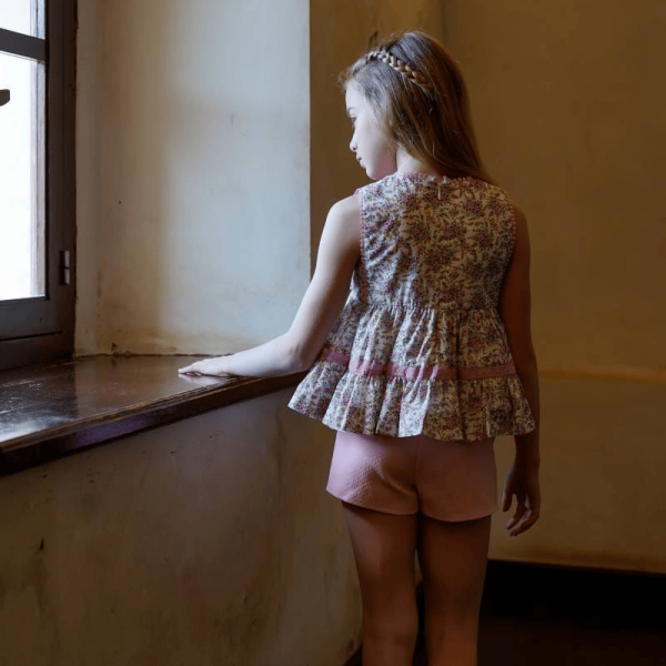 Conjunto blusón y short campiña de Noma Fernández Verano