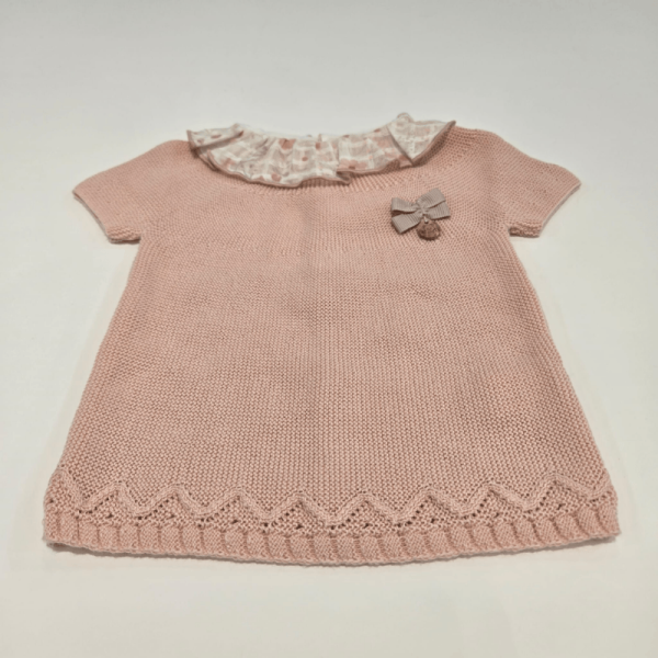 Conjunto braguita rosa empolvado Vintage de Pangasa Verano - Imagen 4