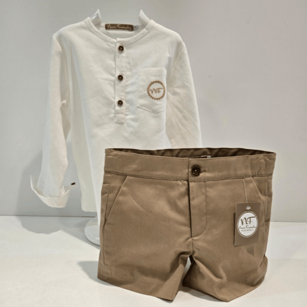 Conjunto camisa y pantalón Versalles de Noma Fernández