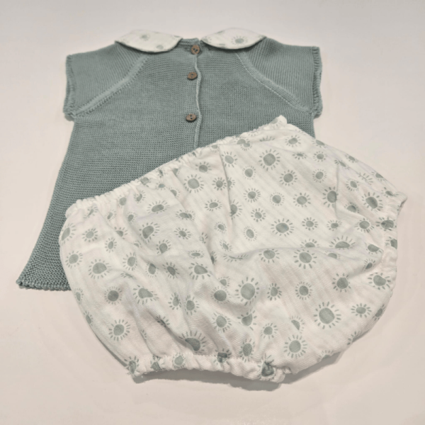 Conjunto niño colección Sol color verde mint Pangasa verano