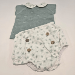 Conjunto niño colección Sol color verde mint Pangasa verano