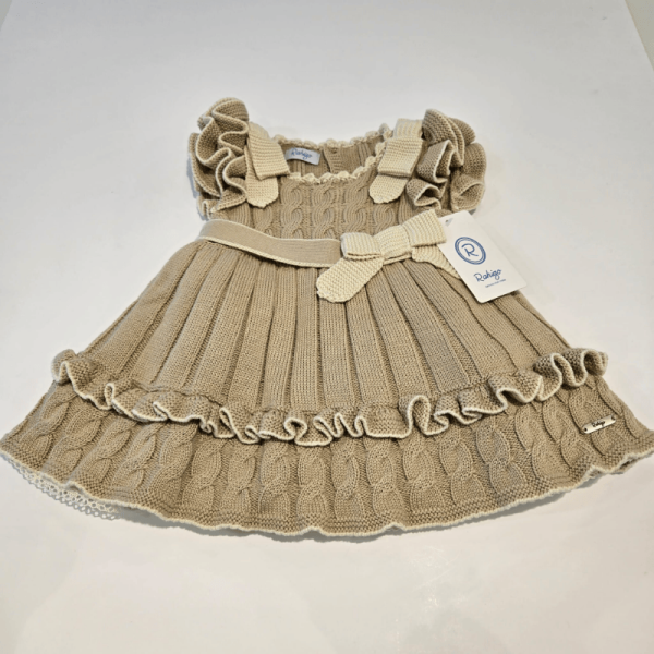 Vestido camel con braga niña Rahigo selección verano