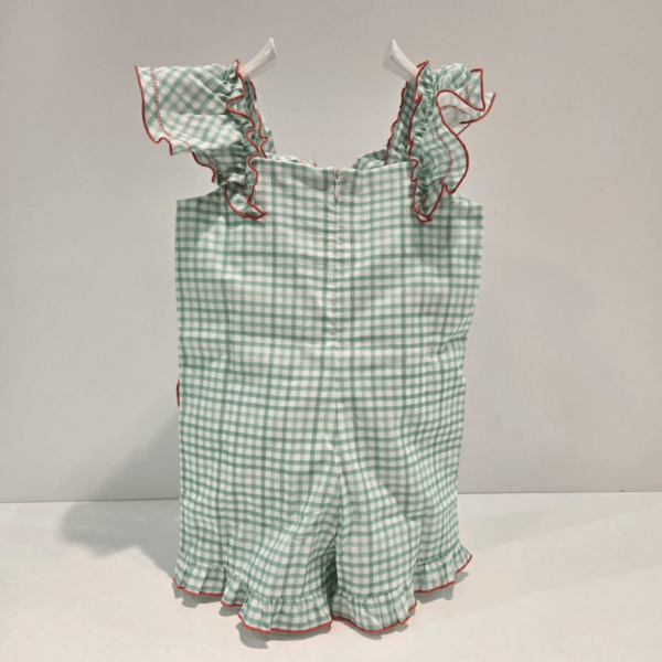 Mono corto tela Vichy colección Roger La Martinica verano 2025