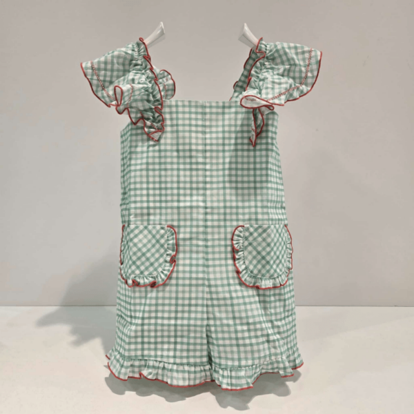 Mono corto tela Vichy colección Roger La Martinica verano 2025