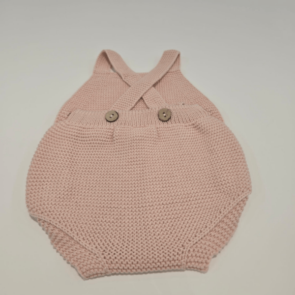 Pelele color rosa empolvado firma Pangasa primavera verano - Imagen 4