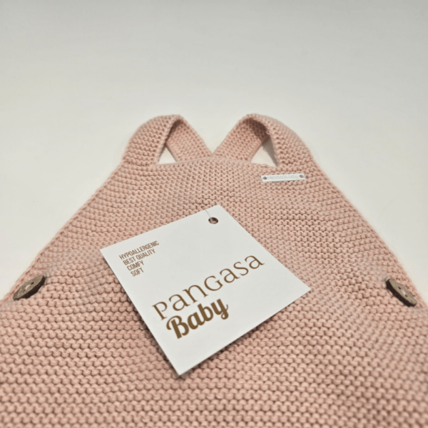 Pelele color rosa empolvado firma Pangasa primavera verano