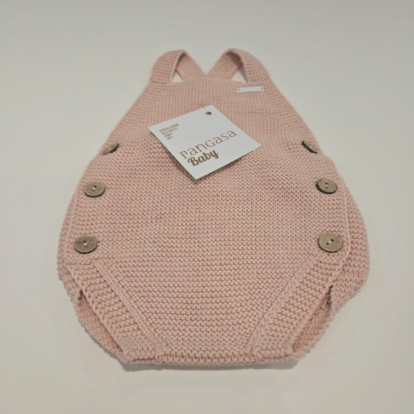Pelele color rosa empolvado firma Pangasa primavera verano