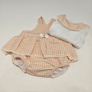 Peto con camiseta de algodón Vichy pangasa invierno
