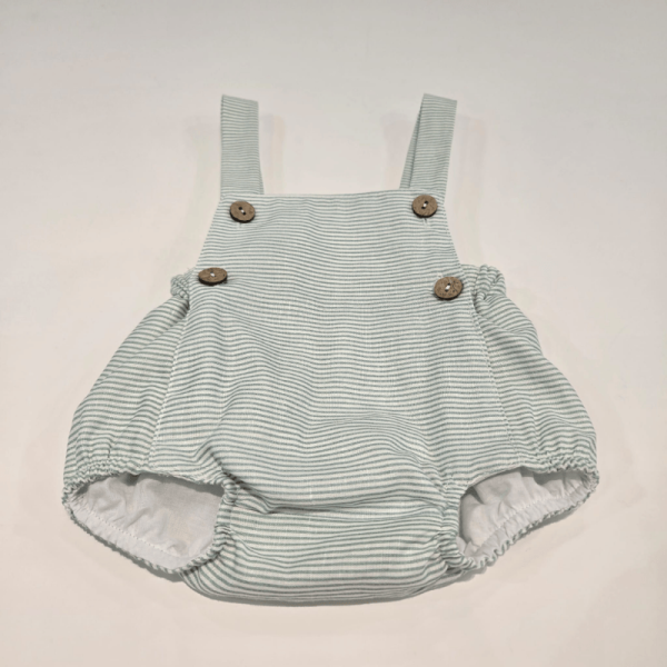 Peto rayas verde mas camisa niño Pangasa verano