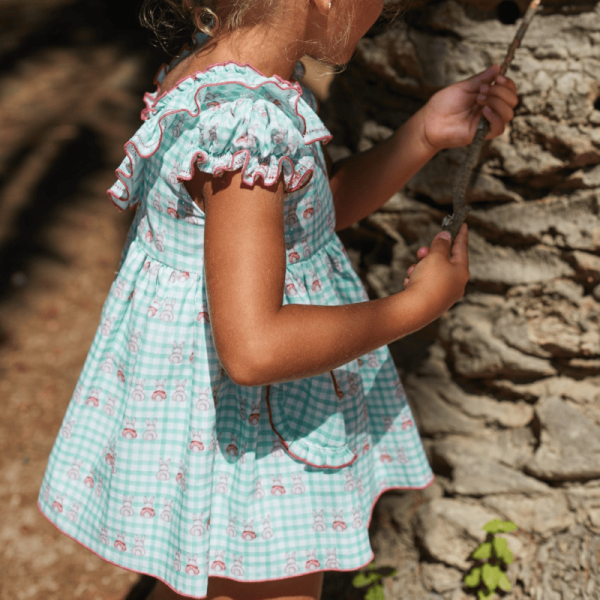 Vestido braga colección Roger Vichy conejitos La Martinica Verano