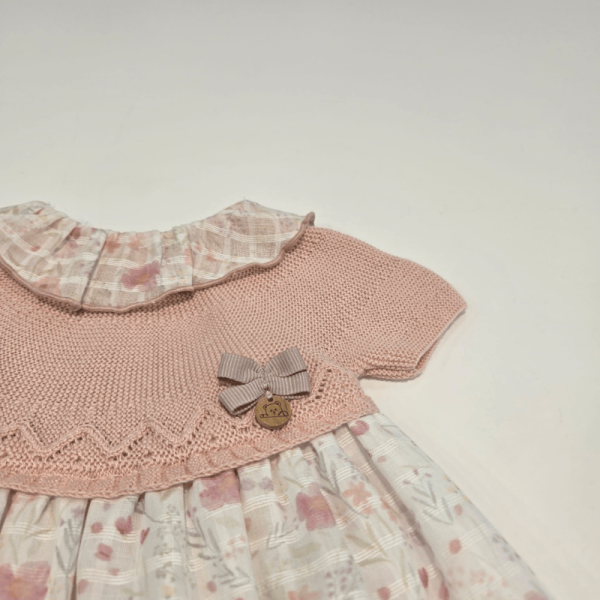 Vestido colección Vintage cuerpo punto tela Pangasa verano