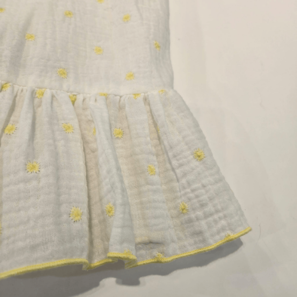 Vestido recto colección celeste muselina de Lolittos verano