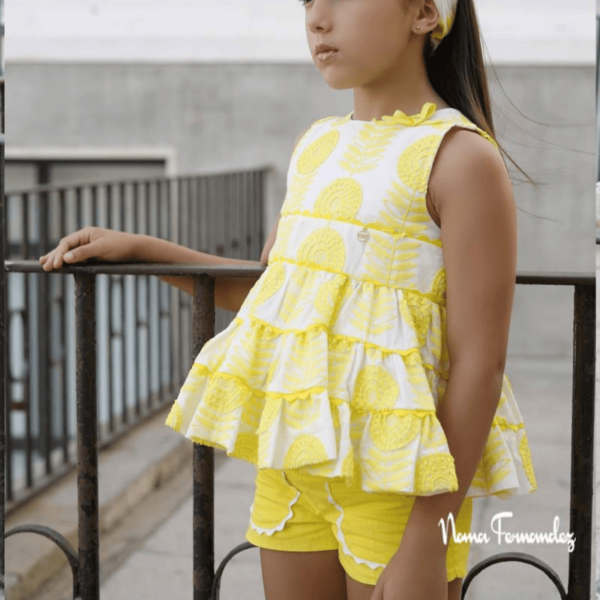 Conjunto Blusa mas short Tolousse Noma Fernández Verano