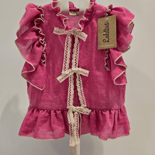 Conjunto blusa y short Grecia de Lolittos verano 2025